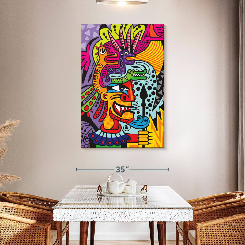 Kelan Aztec I, 48" H x 32" W