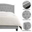 Tête de lit ajustable capitonnée beige pour la chambre à coucher-93285368-93285351