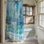 Vibrant Marine Motifs - Rideau de douche standard 1 pièce-839003331