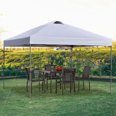 Tente à auvent escamotable 10 'x 10' Outsunny