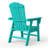 Seashell Upright Adirondack Chair (Set Of 2)-1644548898