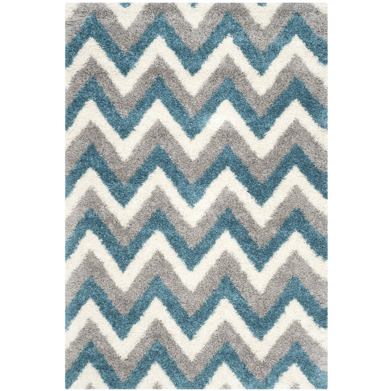 Etude Geometric Hand Woven Area Rug, Rectangle 122 x 183 cm