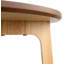 Table d'appoint gigogne en bois à 2 niveaux (noyer, 16 x 16 x 20)-279793798-279793800