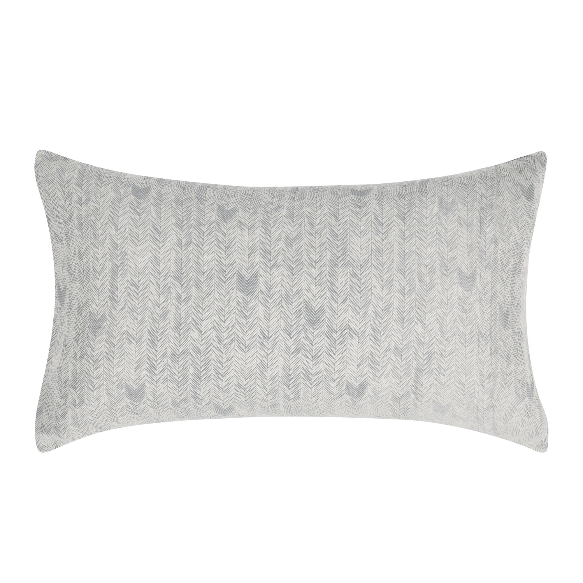 Verbier Cotton Blend Sham, Queen, Gray