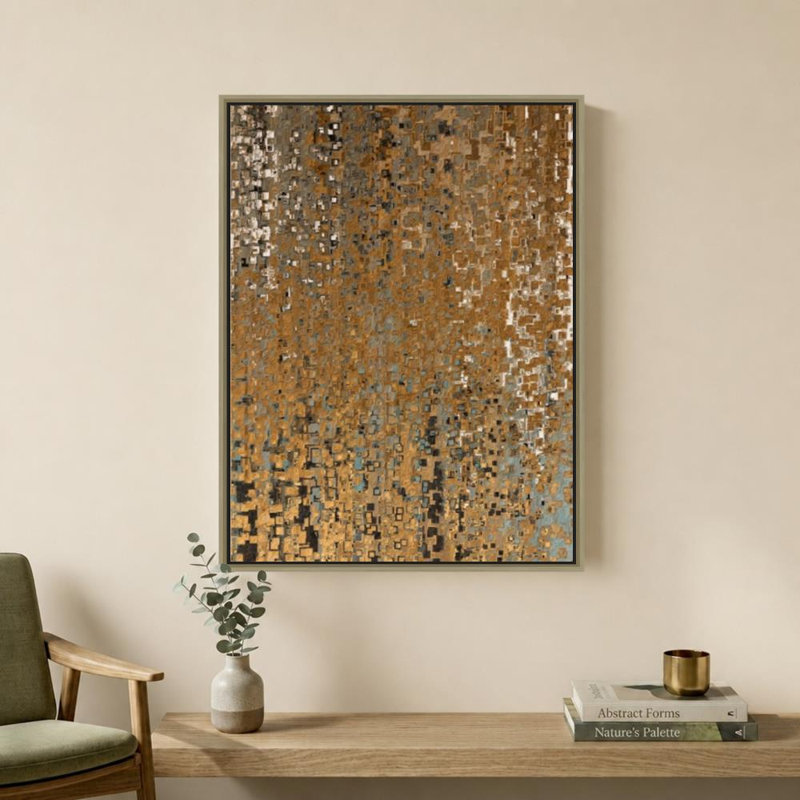 Proverbes 4: 7-9 Couronne de la sagesse par Mark Lawrence - impression sur toile, 18 po x 24 po / cadre champagne flottant