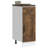 vidaXL Kitchen Base Cabinet Engineered Wood Medium Adjustable Feet-865827392-865827420