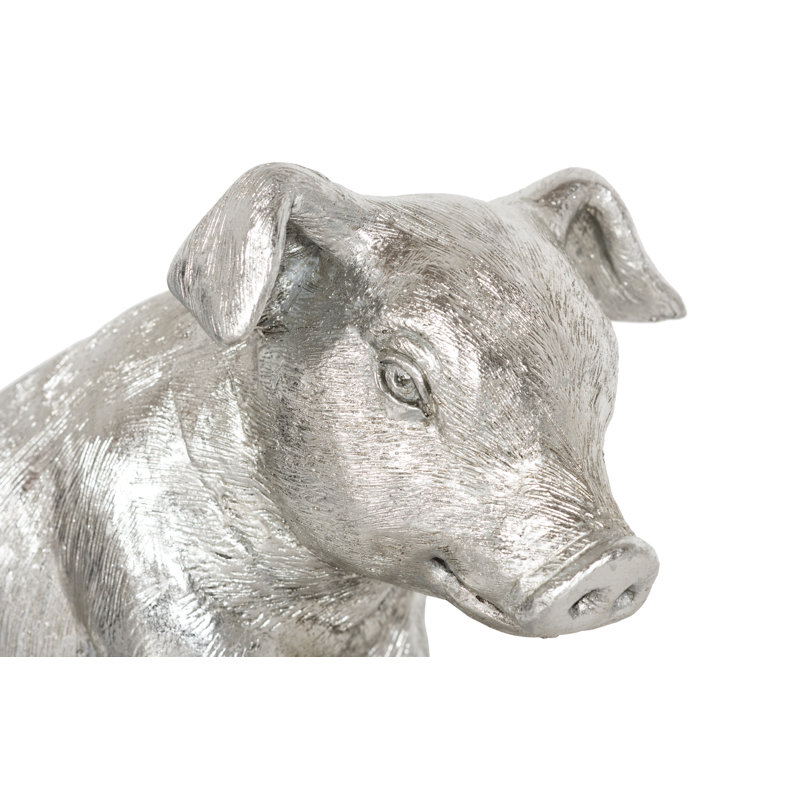 Dusek Sitting Piglet Tabletop Sculpture