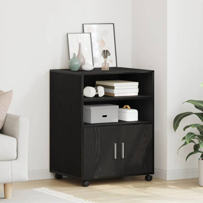Rolling Cabinet Engineered Wood