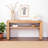Solid Wood Console Table With Storage Shelf For Entryway Living Room