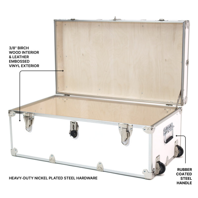 Grand coffre de rangement Essential, Blanc