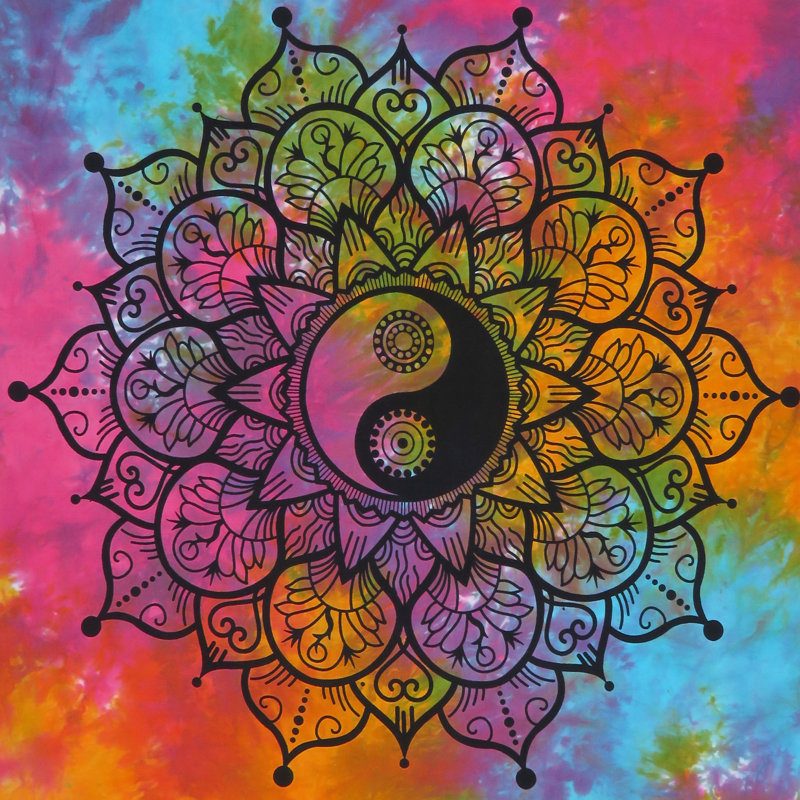Tapisserie hippie en coton