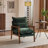 Masson Chenille Accent Chair Armchair With Pillow-1185751600