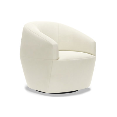 Fauteuil demi-tonneau pivotant de 37,5 po Artistica Upholstery