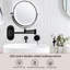  LED Round Metal Wall Mirror Rechargeable Makeup Mirror-1157941584-1168778539