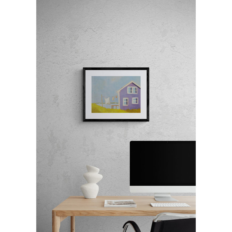 Summer Cottage Print by Phyllis Adams