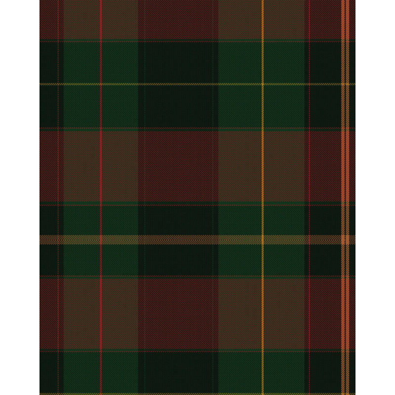 The Derby Plaid Wallpaper Roll, Green/Red/Yellow