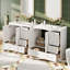 Meuble-lavabo autoportant de style Shaker avec lavabo en céramique-1760752765