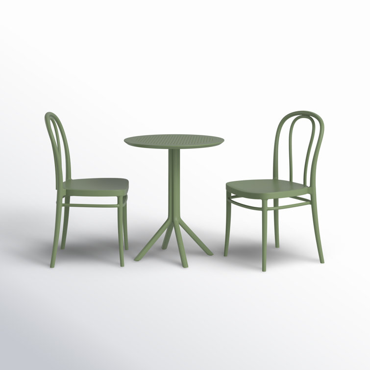 Farrah Round 2 - Person 24" Long Bistro Set