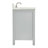 Cambridge Single Bathroom Vanity with Carrara Marble Top-88398720