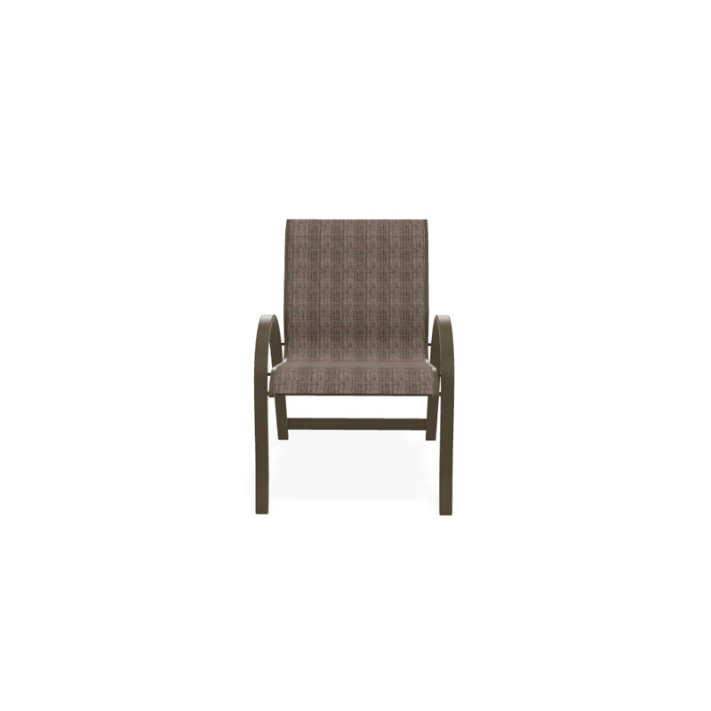 Aruba 1 Outdoor Dining Armchair, Beachwood