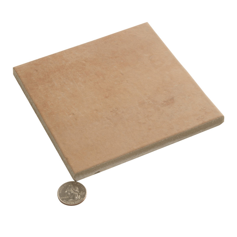 Terralis 6 X 6 In. Matte Terracotta Porcelain Square Wall And Floor Tile (4.66 Sq Ft/Case) - 19 Pack