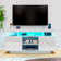 Modern 47.2/55.1 in Media Console with Outlet and RGB LED Light, TV Stand for TVs up to 65/55 inch