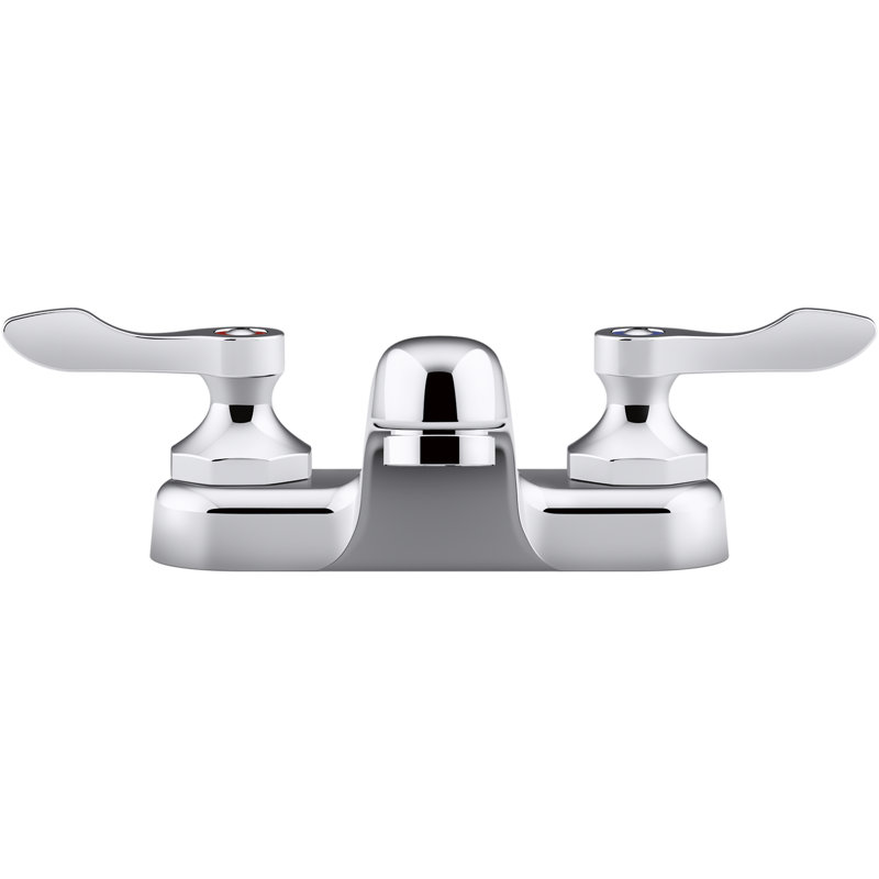 Triton Bowe 0.5 GPM Centerset Bathroom Sink Faucet with Laminar Flow and Lever Handles, Drain Not Included