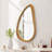Modern Irregular Teardrop Wall Mirror