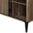 Industrial Desk With Sliding Barn Door, 48x48x31 Inches, Metal Legs, Cord Management Accessory Expansive For Efficient Office-25267608
