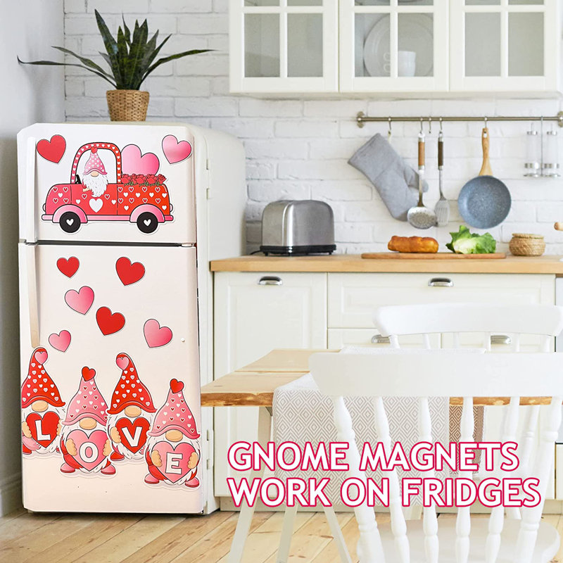 Murale de porte gnomes pour la Saint-Valentin