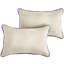 Housse et insert de coussin rectangulaire d'extérieur avec cordon -54124682-54124685