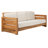 Brailon 83.5'' Wide Straight Teak Patio Sofa with Cushions