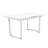 Aaly Extendable Metal Base Dining Table