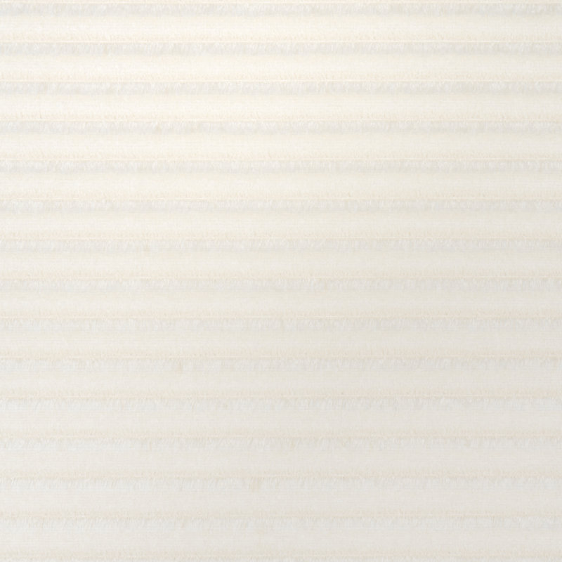 Schumacher x Patterson Flynn Petite Channeled Velvet Fabric, Ivory