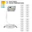 Ensemble d'éclairage encastré sans fil à DEL sélectionnable Lotos Ultra Slim Remodel-55701722-113400088