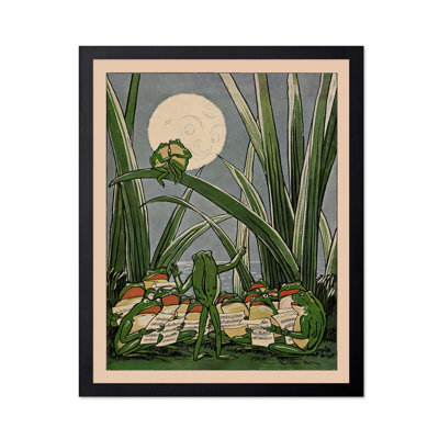 Frog Under The Moon