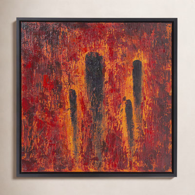 Comet Blue Flare Painting