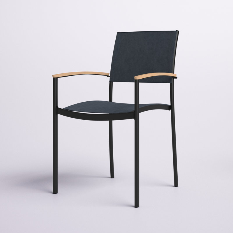 Ensemble de 4 chaises de patio en aluminium Rafael