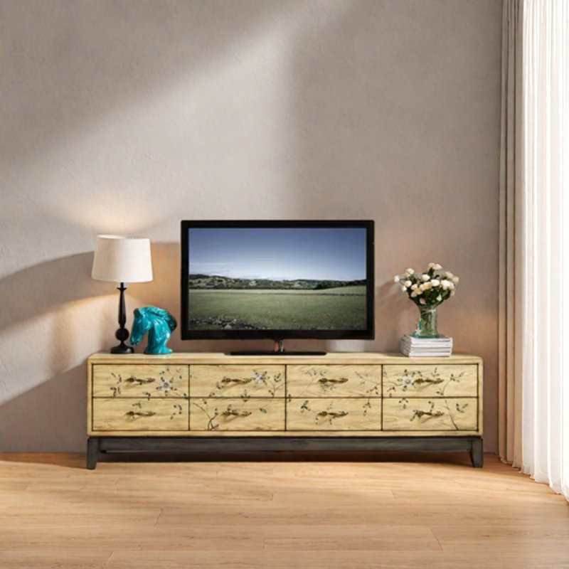 Classic wooden TV cabinet, 70.87''