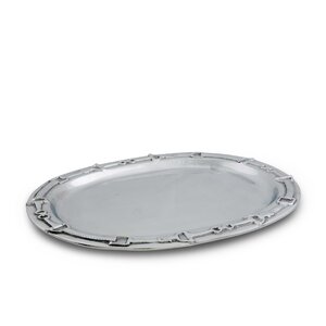 Arthur Court Designs Equestrian Aluminum Platter | Wayfair