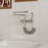 Wall Mount Kitchen Sink Faucet with Side Spray, 2-Hole Kitchen Faucet