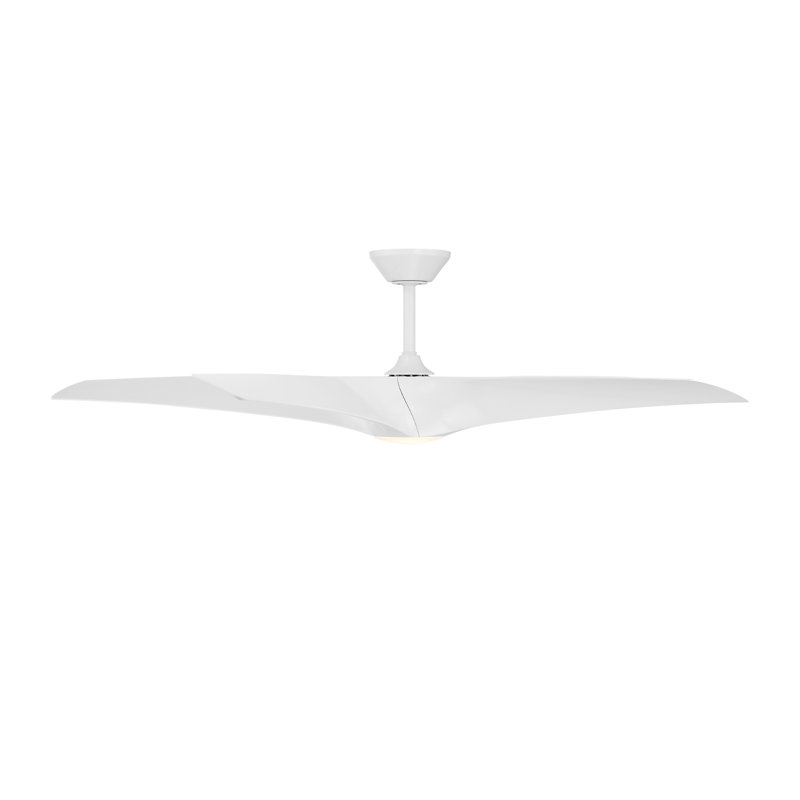 Zephyr 5 5-Blade Smart Ceiling Fan, Matte White
