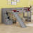 Loft Bed With Stairway And Slide-1192499540