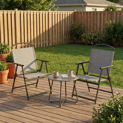 Chaise pliante en osier pour l'extérieur Solvane