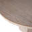 Tasse Pine Round Unfinished Solid Wood Top with Solid Wood Base Dining Table
