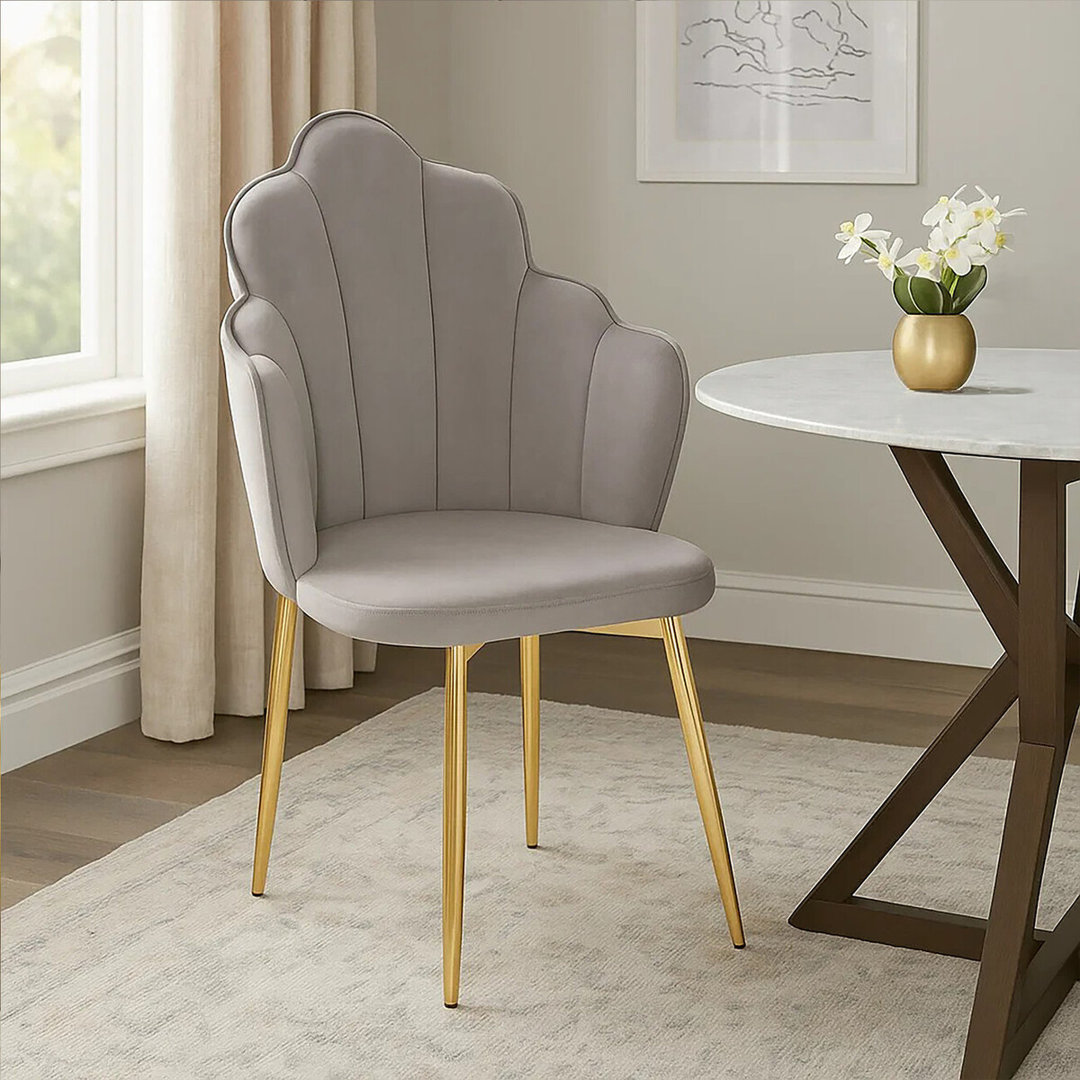 Koval 47cm H Polyester Blend Upholstered Side Chair