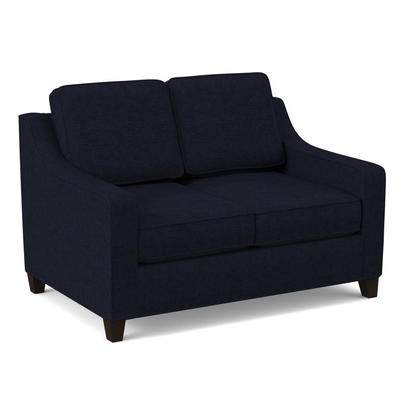 Clark 54" Square Arm Sofa Bed, Saylor Navy, Cafelle