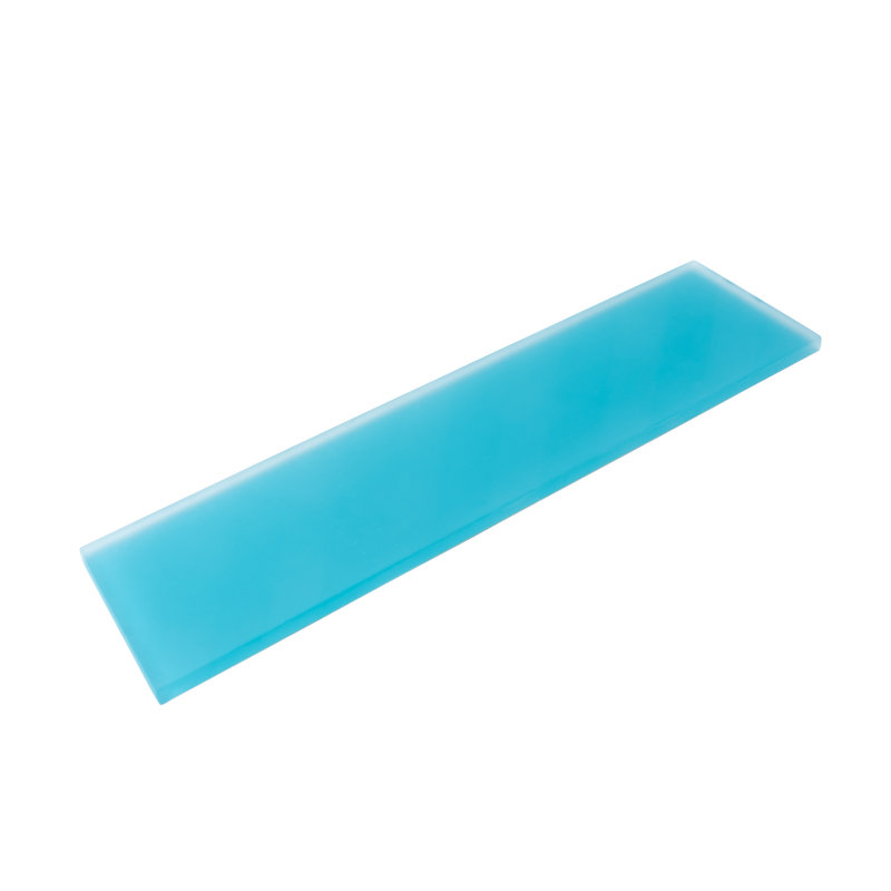 3"X 12" Matte Finished Glass Subway Tile, Laguna Blue