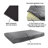 PETMAKER Memory Foam Dog Bed – 2-Layer Orthopedic Dog Bed with Machine Washable Cover-22687162-22660115