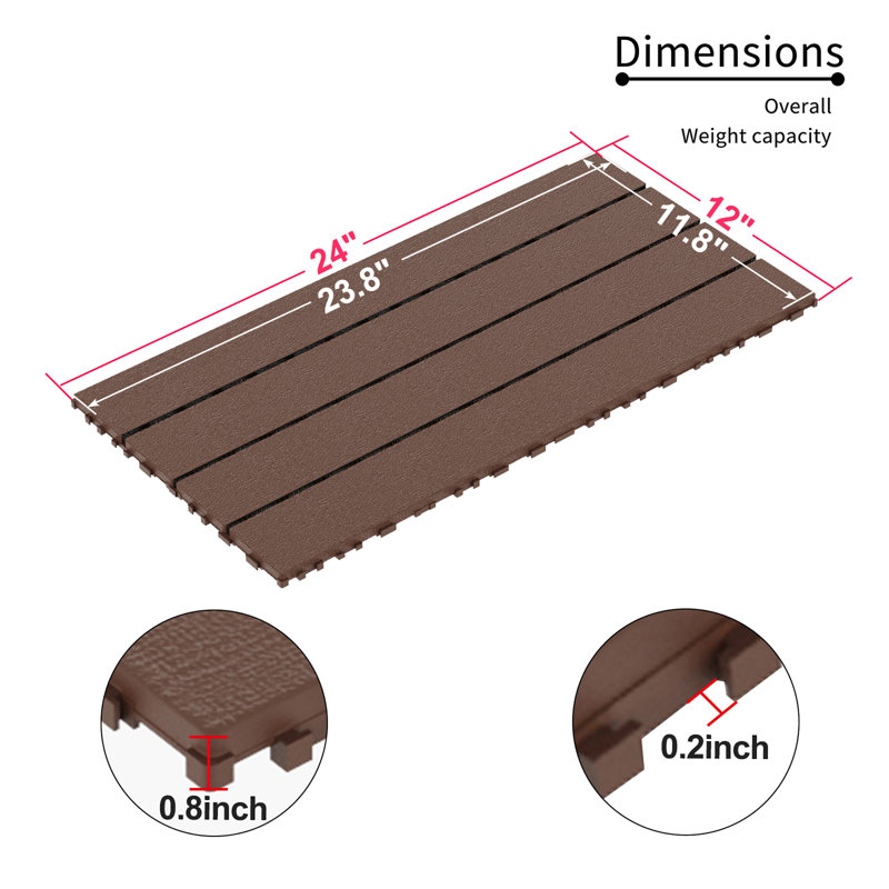 2FT Patio Deck Tiles
